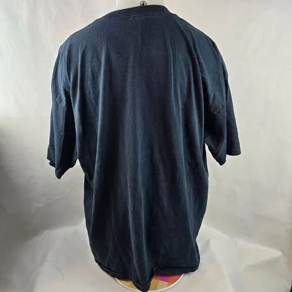 Ray Charles Mens XL Black Graphic T Shirt 1998 Vintage Gear Ink New Orleans - Picture 6 of 8